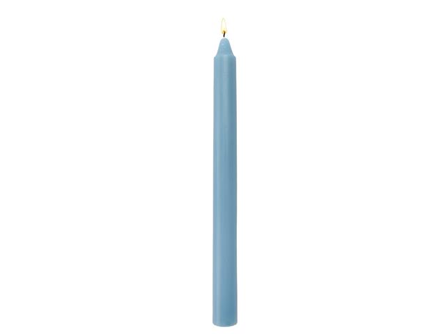 10" UNSCENTED COLUMN (TEAL BLUE) (12/DISP)